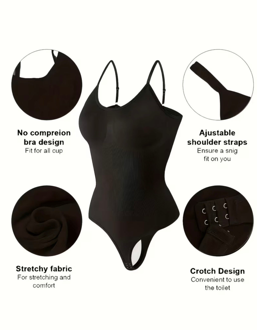 Noir Sculpt Bodysuit