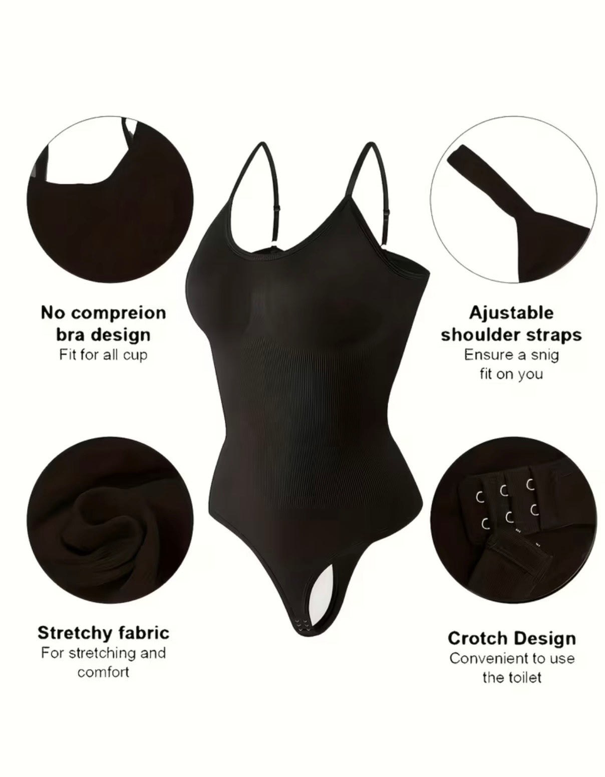 Noir Sculpt Bodysuit